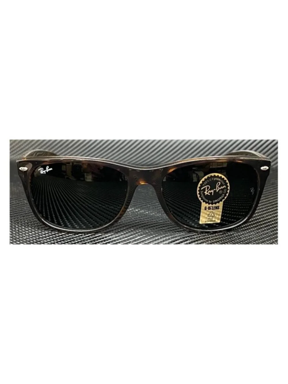 New Ray Ban Men Tortoise Brown Sunglasses 58-18-145